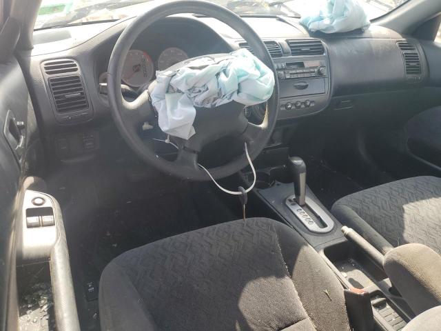 1HGEM22532L019577 - 2002 HONDA CIVIC LX SILVER photo 8