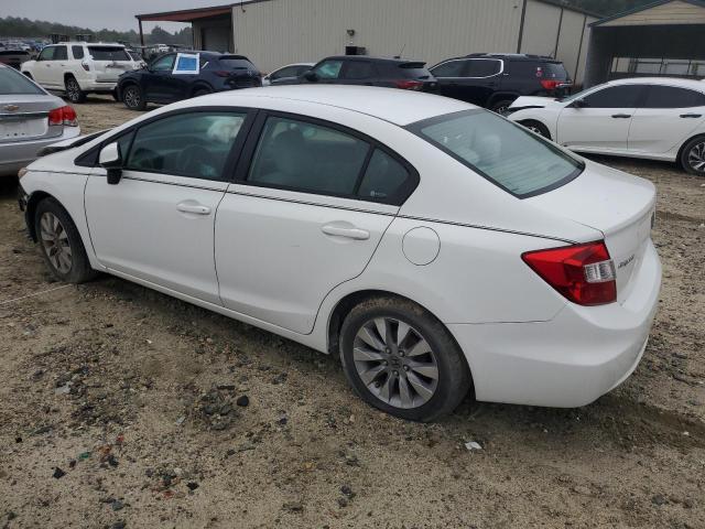 19XFB2F55CE381911 - 2012 HONDA CIVIC LX WHITE photo 2