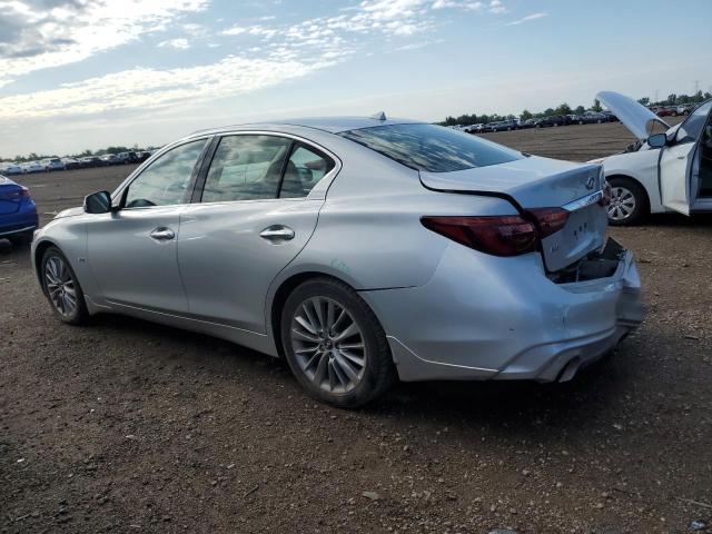 JN1EV7AR0KM551136 - 2019 INFINITI Q50 LUXE SILVER photo 2