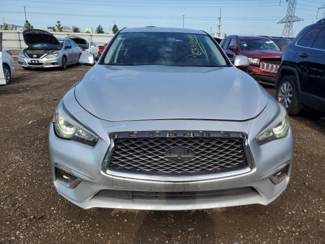 JN1EV7AR0KM551136 - 2019 INFINITI Q50 LUXE SILVER photo 5