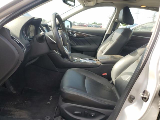 JN1EV7AR0KM551136 - 2019 INFINITI Q50 LUXE SILVER photo 7
