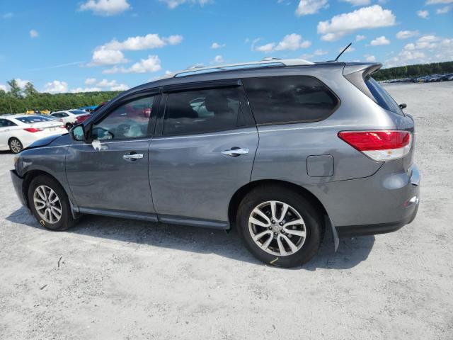 5N1AR2MM4FC705454 - 2015 NISSAN PATHFINDER S GRAY photo 2