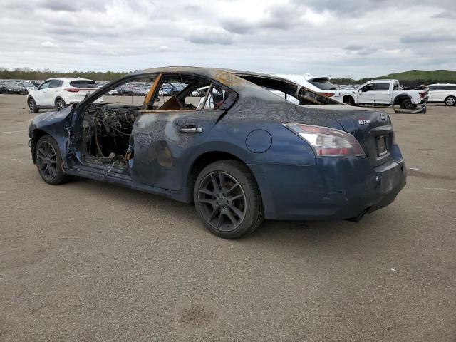 1N4AA5AP0EC487626 - 2014 NISSAN MAXIMA S BLUE photo 2