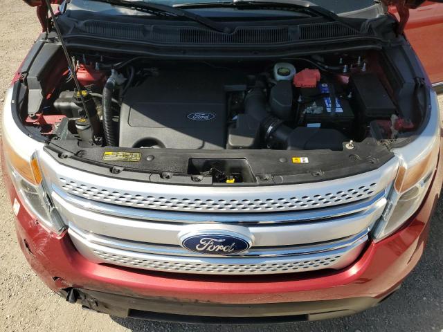 1FMHK8D83CGA97083 - 2012 FORD EXPLORER XLT RED photo 12