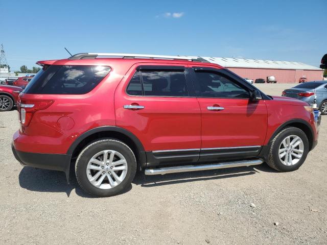 1FMHK8D83CGA97083 - 2012 FORD EXPLORER XLT RED photo 3