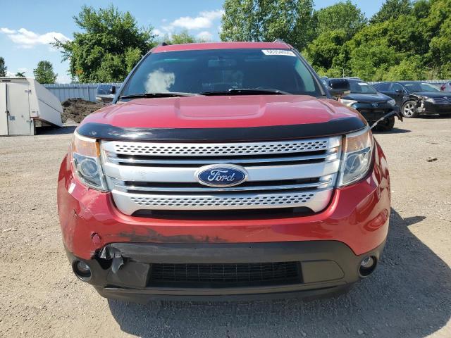 1FMHK8D83CGA97083 - 2012 FORD EXPLORER XLT RED photo 5