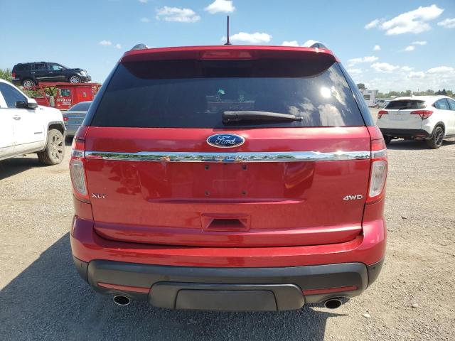1FMHK8D83CGA97083 - 2012 FORD EXPLORER XLT RED photo 6