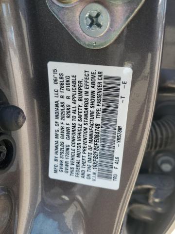 19XFB2F85FE084748 - 2015 HONDA CIVIC EX 灰色 照片 12
