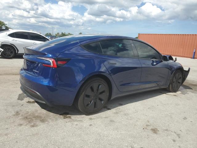 5YJ3E1EBXRF759333 - 2024 TESLA MODEL 3 蓝色 照片 3