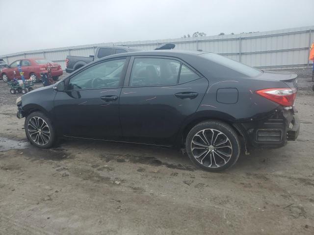 2T1BURHE3FC280724 - 2015 TOYOTA COROLLA L BLACK photo 2