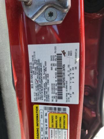 3FA6P0HR7DR136906 - 2013 FORD FUSION SE Bordo fotoğraf 12