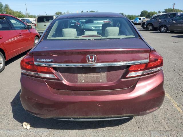 19XFB2F8XEE243942 - 2014 HONDA CIVIC EX BURGUNDY photo 6