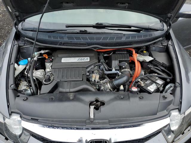 JHMFA3F29AS003601 - 2010 HONDA CIVIC HYBRID GRAY photo 11