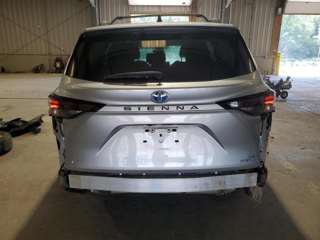 5TDKSKFC0PS079449 - 2023 TOYOTA SIENNA LE SILVER photo 6