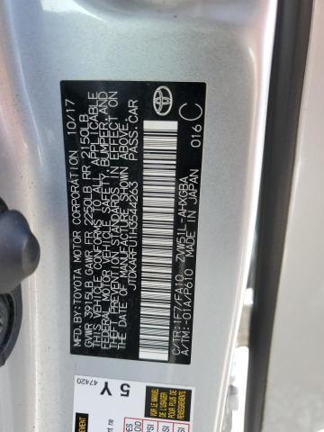 JTDKARFU1H3544263 - 2017 TOYOTA PRIUS SILVER photo 13