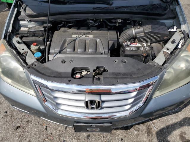 5FNRL3H68AB014384 - 2010 HONDA ODYSSEY EXL GRAY photo 12