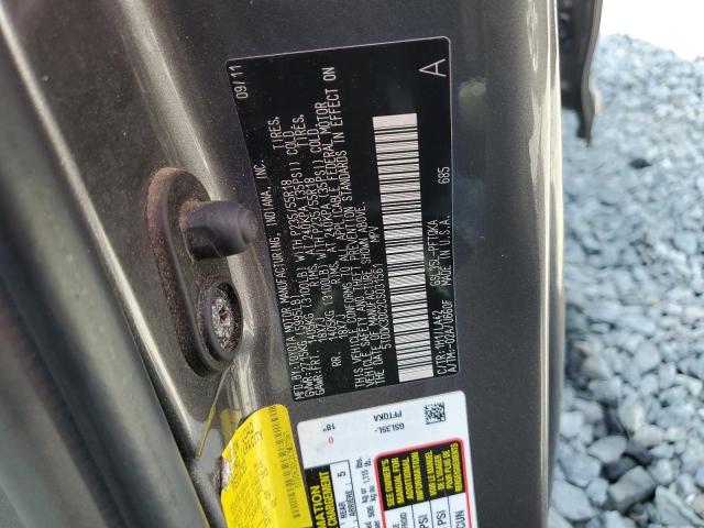 5TDDK3DC2CS031561 - 2012 TOYOTA SIENNA XLE GRAY photo 14