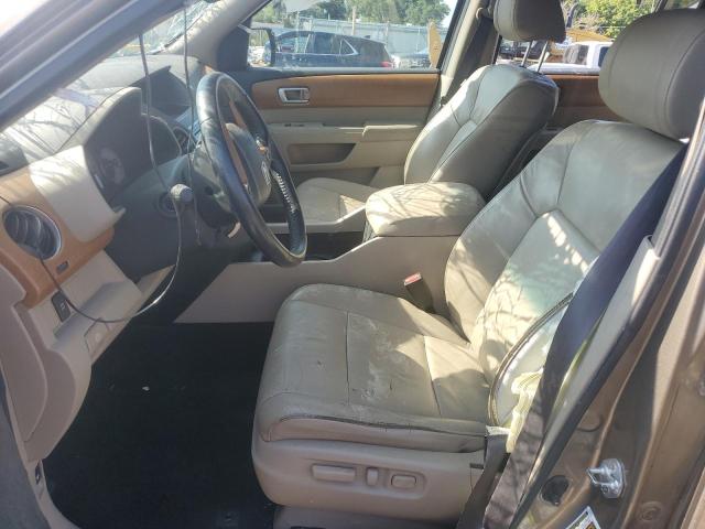 5FNYF4H52BB072816 - 2011 HONDA PILOT EXL GOLD photo 7