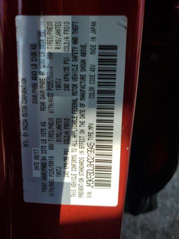 JM3KFBDL8H0219945 - 2017 MAZDA CX-5 GRAND TOURING RED photo 14