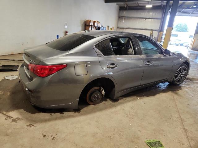 JN1BV7AR6EM687634 - 2014 INFINITI Q50 BASE ნაცრისფერი ფოტო 3