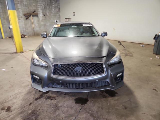 JN1BV7AR6EM687634 - 2014 INFINITI Q50 BASE ნაცრისფერი ფოტო 5