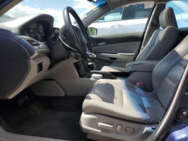 1HGCP26839A106324 - 2009 HONDA ACCORD EXL BLUE photo 7