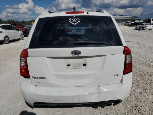 KNAFG525877051532 - 2007 KIA RONDO BASE WHITE photo 6