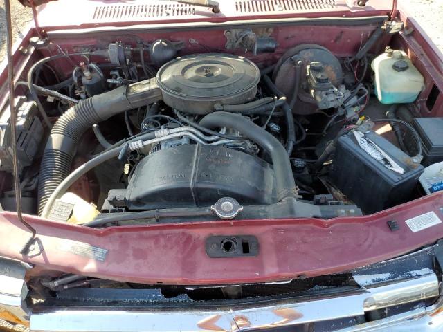 1B7GL26X8SS315321 - 1995 DODGE DAKOTA MAROON photo 11