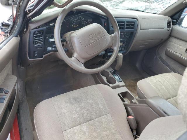 4TASN92N0YZ584295 - 2000 TOYOTA TACOMA XTRACAB PRERUNNER წითელი ფოტო 8