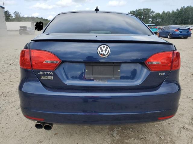 3VWLL7AJ8BM119187 - 2011 VOLKSWAGEN JETTA TDI BLUE photo 6