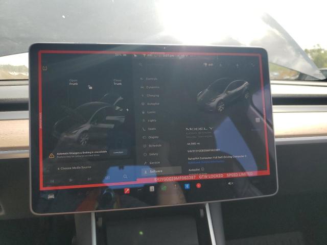 5YJYGDEE9MF063387 - 2021 TESLA MODEL Y 灰色 照片 9