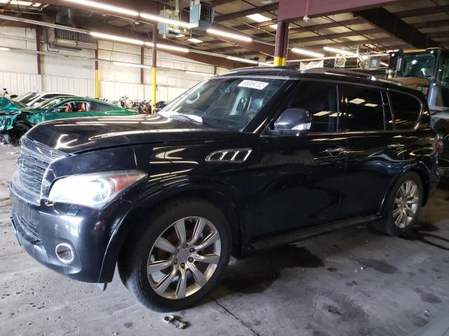 JN8AZ2NC9B9302463 - 2011 INFINITI QX56 BLACK photo 1