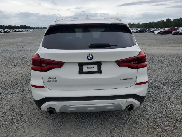 5UXTR7C57KLE96632 - 2019 BMW X3 SDRIVE30I WHITE photo 6