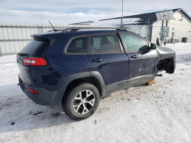 1C4PJMBSXFW666337 - 2015 JEEP CHEROKEE TRAILHAWK Mavi foto 3
