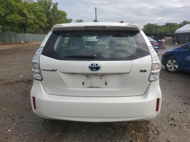 JTDZN3EU5D3196978 - 2013 TOYOTA PRIUS V Weiß Foto 6