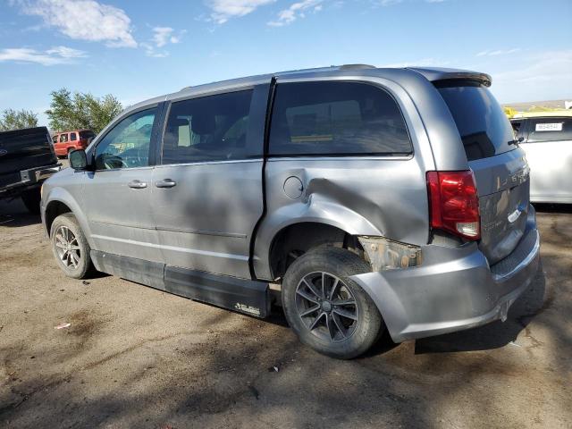 2C4RDGCG5HR780785 - 2017 DODGE GRAND CARA SXT SILVER photo 2