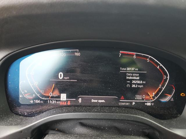 5UXTY5C01LLT35817 - 2020 BMW X3 XDRIVE30I BLACK photo 9