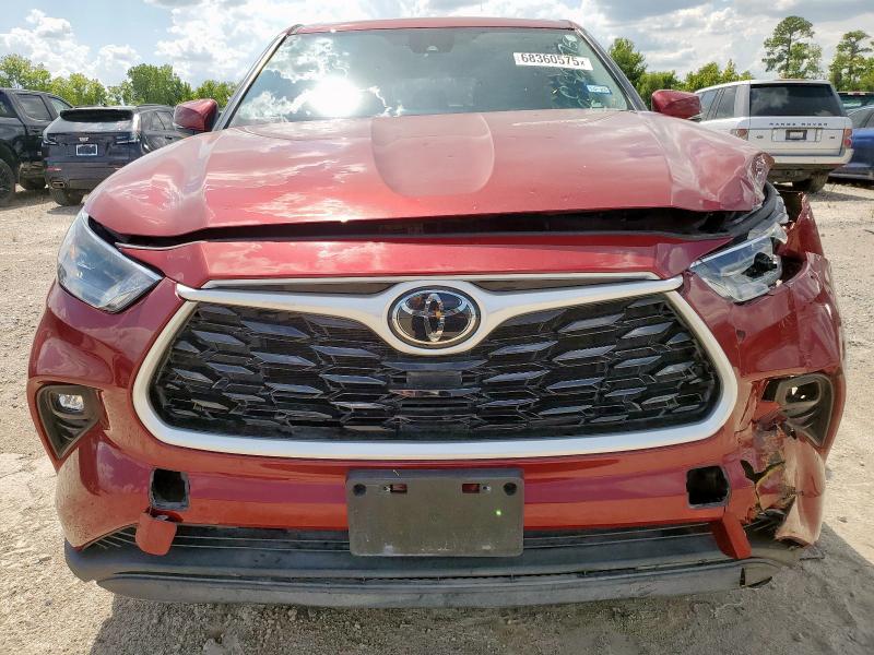 5TDZZRAH4NS555740 - 2022 TOYOTA HIGHLANDER L RED photo 5