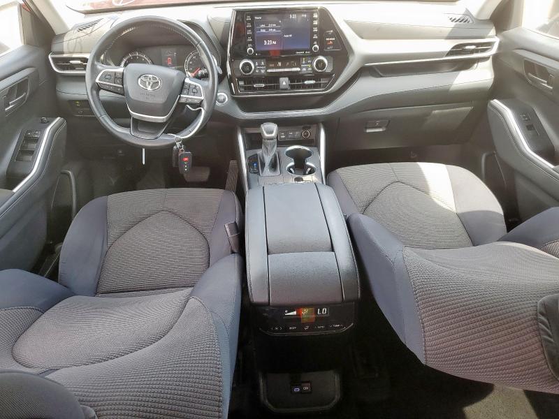 5TDZZRAH4NS555740 - 2022 TOYOTA HIGHLANDER L RED photo 8