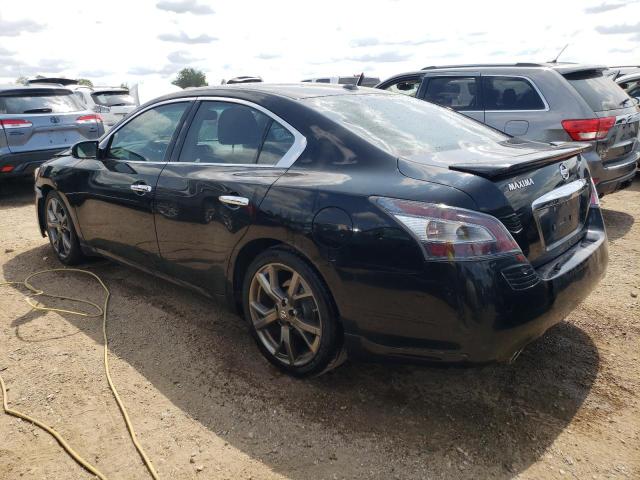 1N4AA5APXDC835723 - 2013 NISSAN MAXIMA S BLACK photo 2