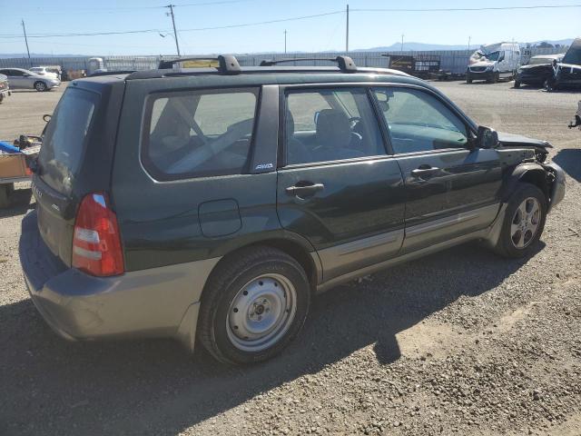 JF1SG65694G709307 - 2004 SUBARU FORESTER 2.5XS Зелений фото 3