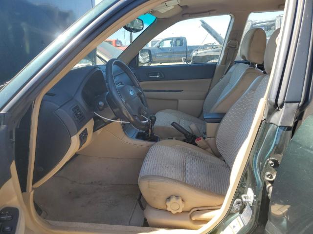 JF1SG65694G709307 - 2004 SUBARU FORESTER 2.5XS Зелений фото 7