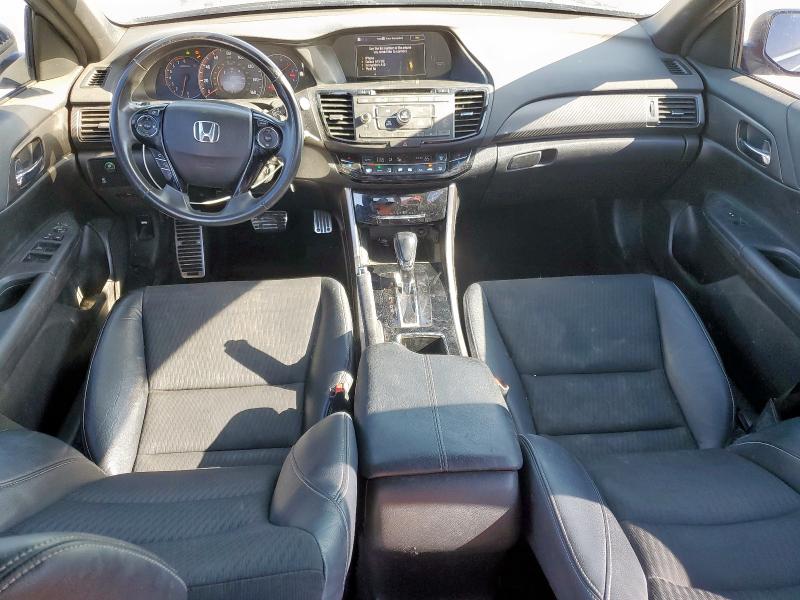 1HGCR2F53GA164852 - 2016 HONDA ACCORD SPORT Сұр фото 8