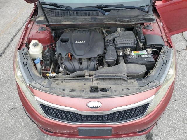 5XXGM4A79DG133351 - 2013 KIA OPTIMA LX BURGUNDY photo 11