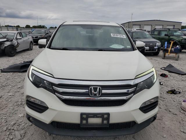 5FNYF5H53JB012113 - 2018 HONDA PILOT EXL WHITE photo 5