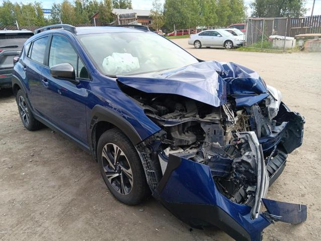 JF2GUADC0R8329133 - 2024 SUBARU CROSSTREK PREMIUM BLUE photo 4