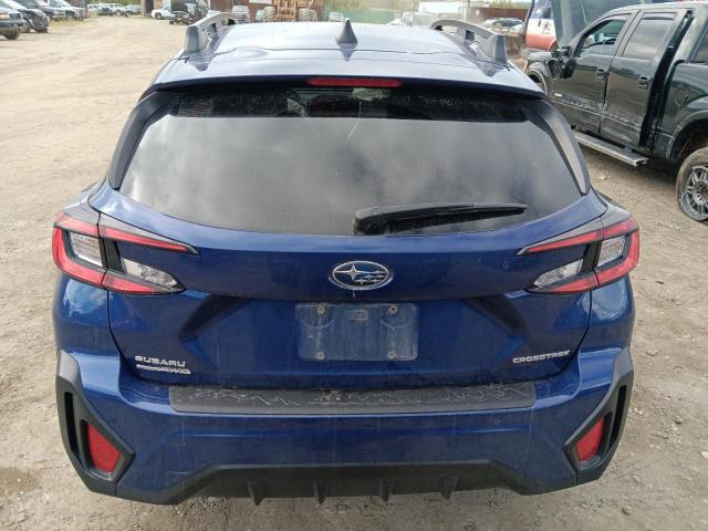 JF2GUADC0R8329133 - 2024 SUBARU CROSSTREK PREMIUM BLUE photo 6