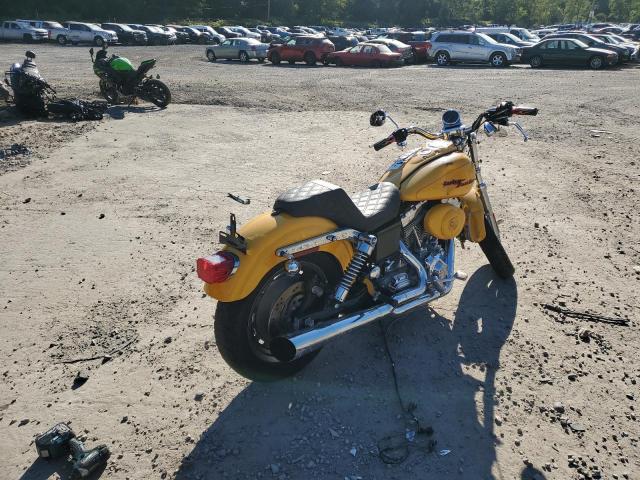 1HD1GTV135K332558 - 2005 HARLEY-DAVIDSON FXDC YELLOW photo 4