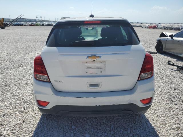 KL7CJKSB2LB326912 - 2020 CHEVROLET TRAX LS WHITE photo 6