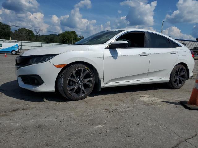 2HGFC2F8XKH511385 - 2019 HONDA CIVIC SPORT WHITE photo 1